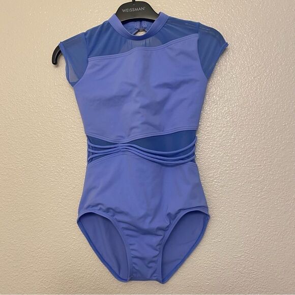 WEISSMAN Balera Dance blue Strappy Waist Leotard
14592 MC-Medium child - Picture 2 of 12
